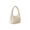 COS Quilted Zipper Closure Polyester Cloud Bag Shoulder Crossbody Bag Extra Large Women bags Beige 0916460028