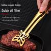 Stainless Steel Butterfly BBQ Tongs
