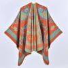 Autumn and Winter Retro Cashew Flower Thickened Shawl Street Cloak Scarf