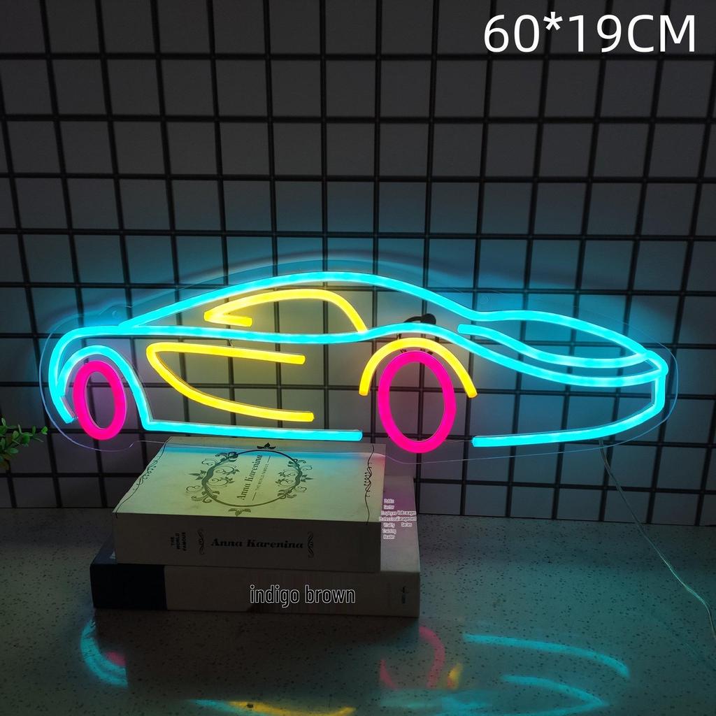 Creative Cross LED Neon Light for E-sports & Bedroom Decoration - Wall Hanging Sign for Bar & Room Atmosphere