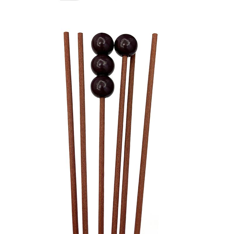 6pcs Wood Ball Aroma Diffuser Replacement Rattan Reed Sticks Air Freshener Aromatherapy Aroma Stick Oil Diffuser Refill Sticks