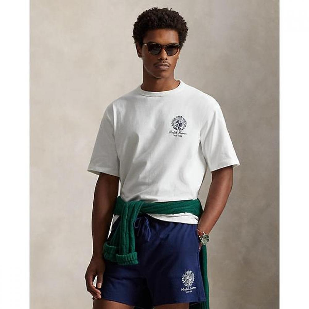 

Polo Ralph Lauren Мужская S Свободный крой Хлопковый графический T-shirt mnpoTSh1n823182100 XS