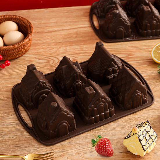 Volcano Forest Pastry Mold Silicone Cake Mold Flexible Baking Pan for DIY Cakes Chocolate Non-Stick Heat Resistant Easy Demolding Dessert Mold