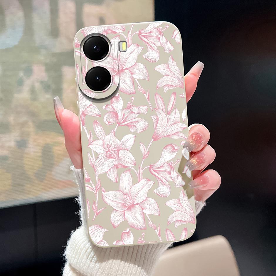 Case For Xiaomi Poco X7 X8 Pro Max Beautiful Bowknot Flower Anti-Fingerprint Unique Phone Cover For PocoX7Pro PocoX8ProMax Coque