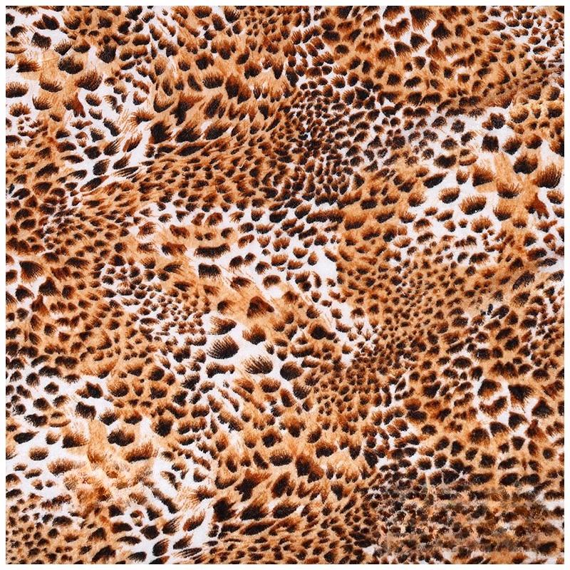 100x150cm Gold Velvet Animal Print Fabric Tiger Leopard Zebra Print Sofa Toy Fabric Performance Clothing Fabric