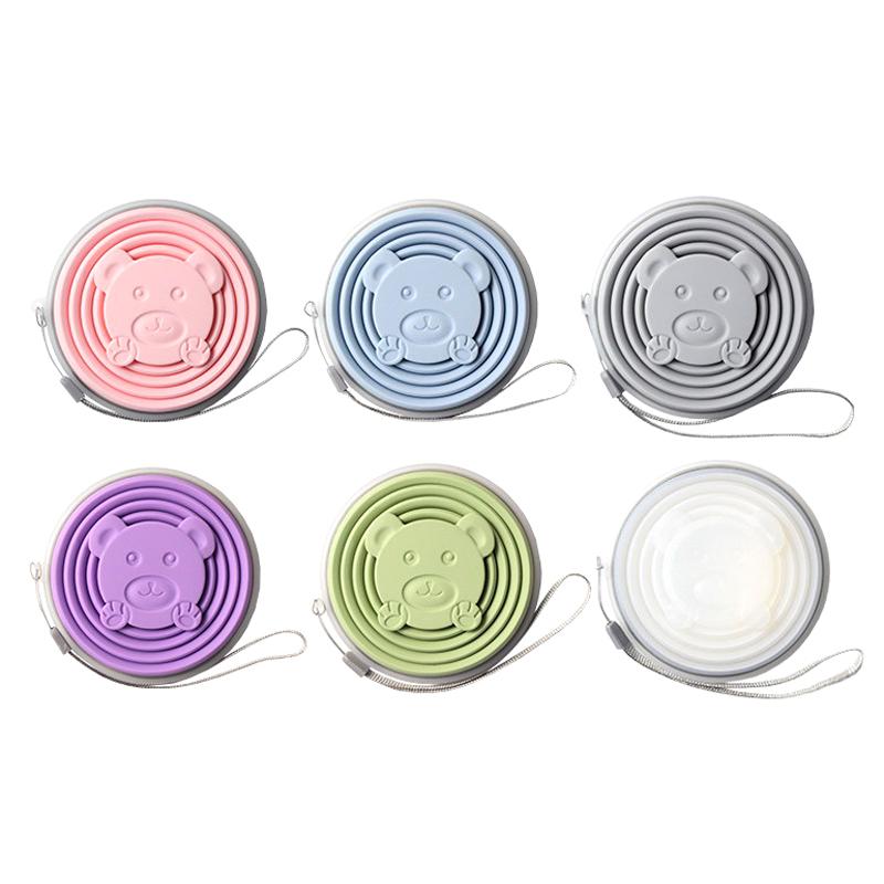 Folding Cup Foldable Telescopic Silicone Water Bottle Outdoor Travel Water Copa