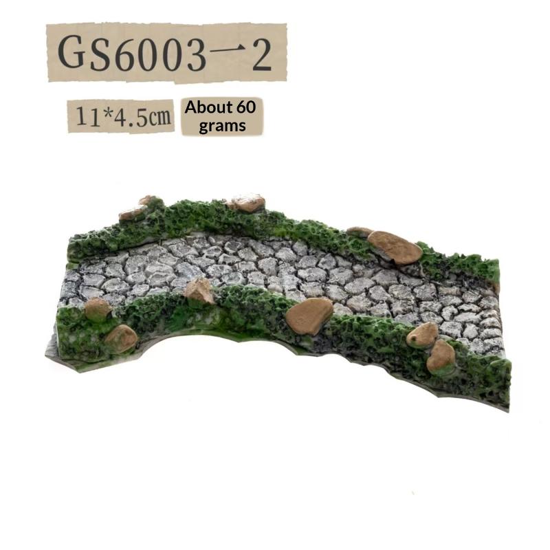 1Pcs Fairy Garden Paths Resin Art Decoration Micro Landscapes Flower Pot Miniature Landscaping Diy Artificial Stone Paths