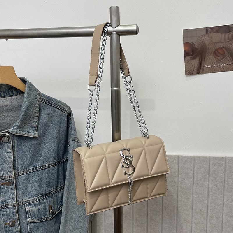 Trendy Shoulder Bag Retro Casual Chain Messenger Bag Autumn New Fashion Women's Simple Casual Bag