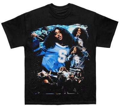 Sza Lana Album T-Shirt Men and Women Cotton Tees Retro Hip Hop Sza Tshirt Unisex Short Sleeve Streetwear Y2k Tops Men's Clothing