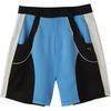 Puma Color Block Breathable Comfortable Versatile Mid Waist Three Quarter Shorts Unisex Shorts Light-Blue 628247-82