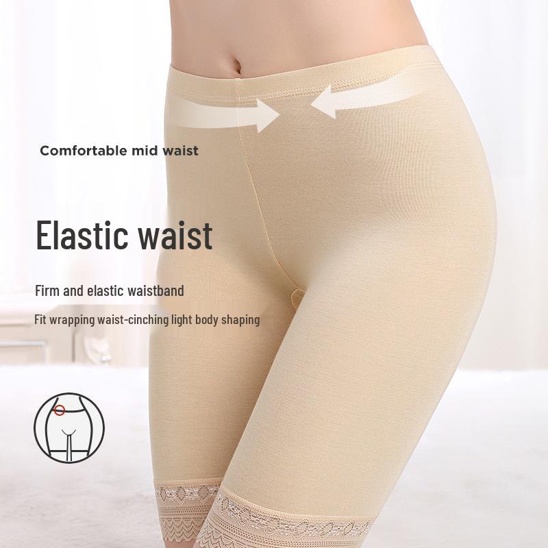 Modal Anti-Exposure Safety Shorts for Women, Summer Thin Plus Size 5XL, Suitable for 300 Jin.