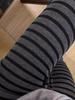 High-Waist Casual Gestreifte Slim-Fit Micro-Flare Hose für Damen - Herbst/Winter Stil