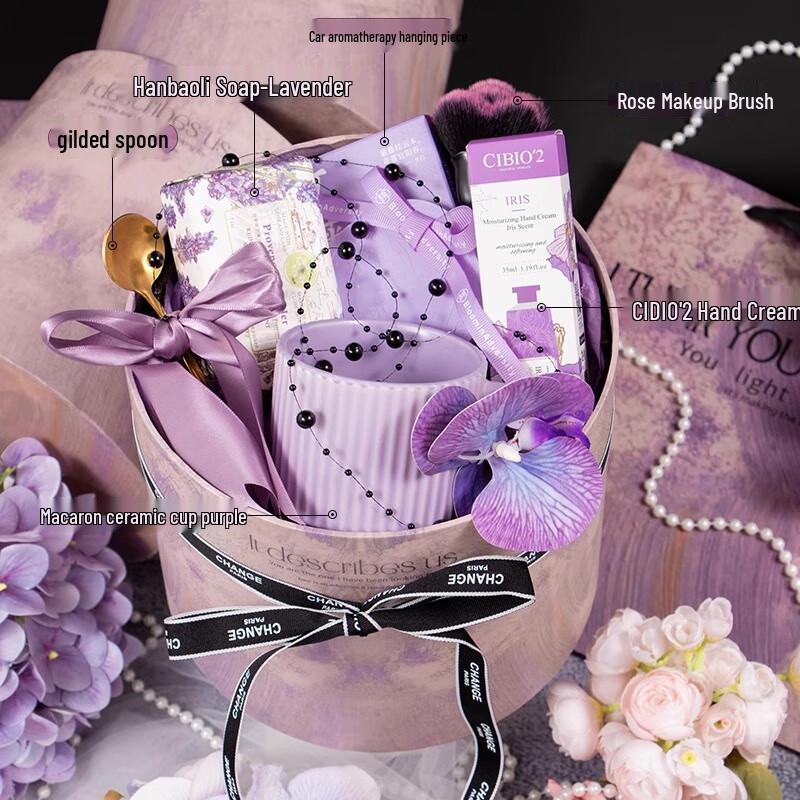 Plum Jam Themed Ceramic Mug & Wellness Gift Set