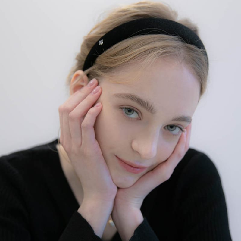 Jean Paul Clarisse Pastel Velvet Hairband JP-22-001HB