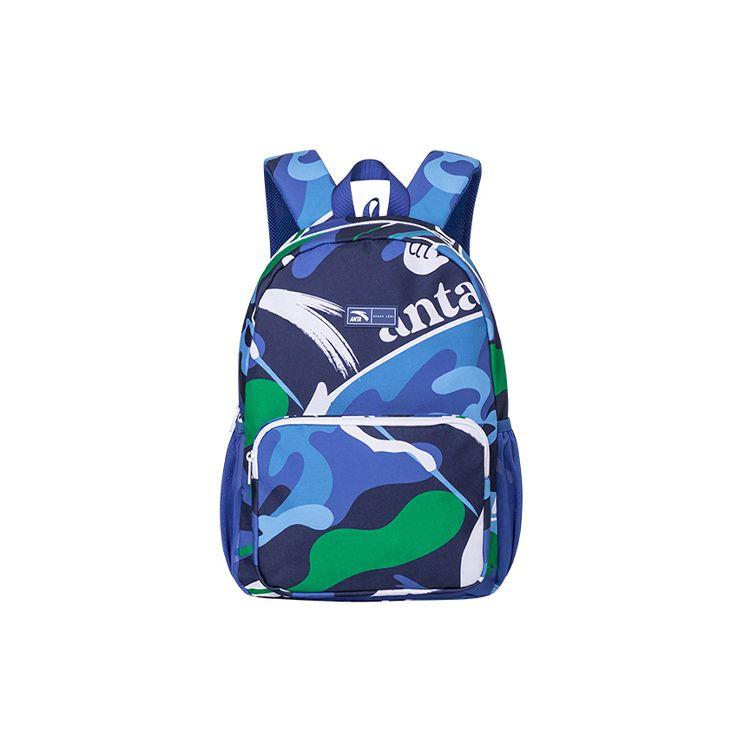 Anta Fashion Commuter Large Capacity Zipper PU Laptop Backpack Unisex backpack Dazzling-Blue 192238151-2 Dazzling Blue