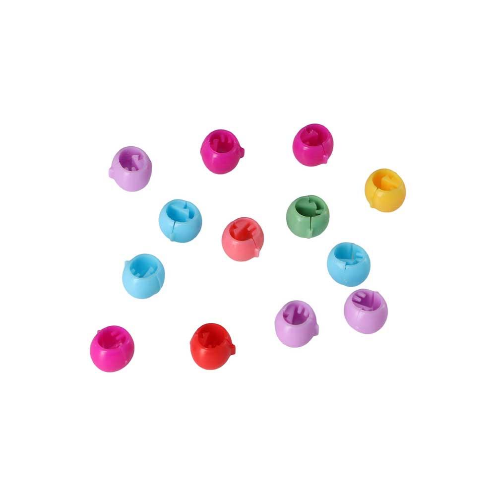 40pcs/set Plastic Hair Braids Maker Beads Hollow Girls Buckle hairpins Cute Hair styling tool Women