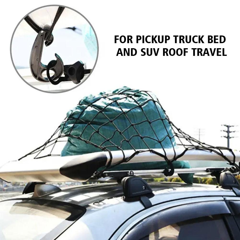 Car Roof Rack Luggage Carrier Cargo Net Grid Mesh Roof Rack Net Interior Ceiling Cargo For Pickup Truck Bed And SUV Roof