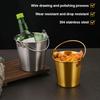 Gold Silver Beer Barrel 0.7L/1L/1.8L Champagne Bucket Creative Cooling Barrel  Bar Party