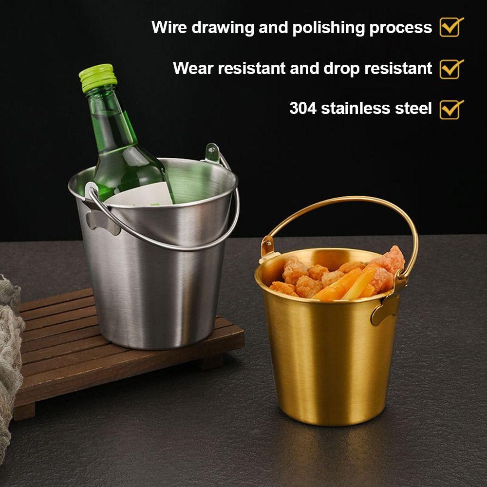 Gold Silver Beer Barrel 0.7L/1L/1.8L Champagne Bucket Creative Cooling Barrel  Bar Party