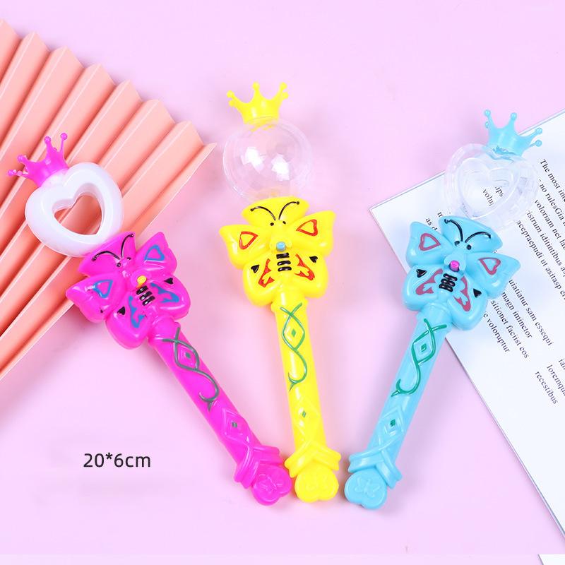 Animation Cute Kids Glowing Swan Projection Magic Wand Playful Girl Colourful Magic Fairy Wand Toys Children S Holiday Birthday Present