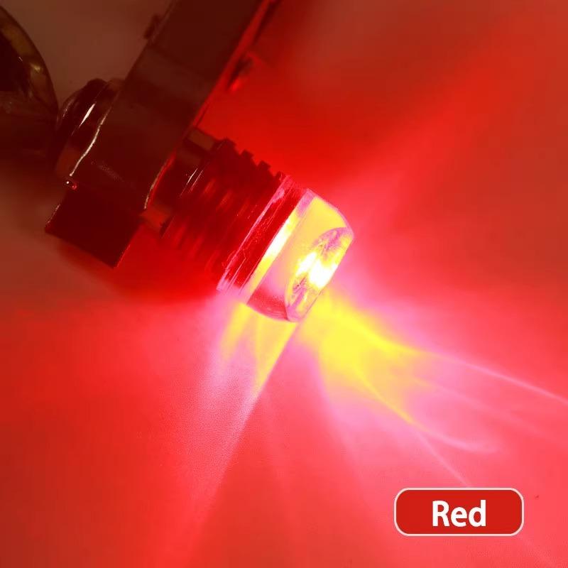 4/12PCs Motorcycle Car LED Brake Turn Signal Lights Waterproof 12V Signal Tail Fog Bulbs Flashing Light Motorcycle Accessories