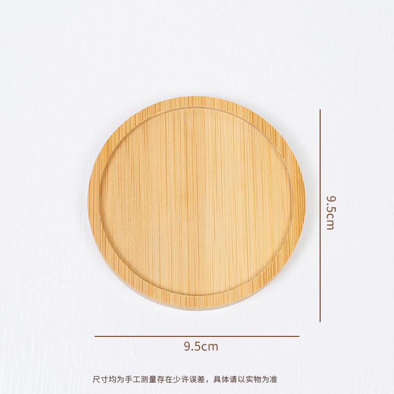 Round Walnut Wood Coaster Durable Stand Mug Tea Coffee Cup Pad Heat Resistant Beech Wood Coaster Table Tableware Decor