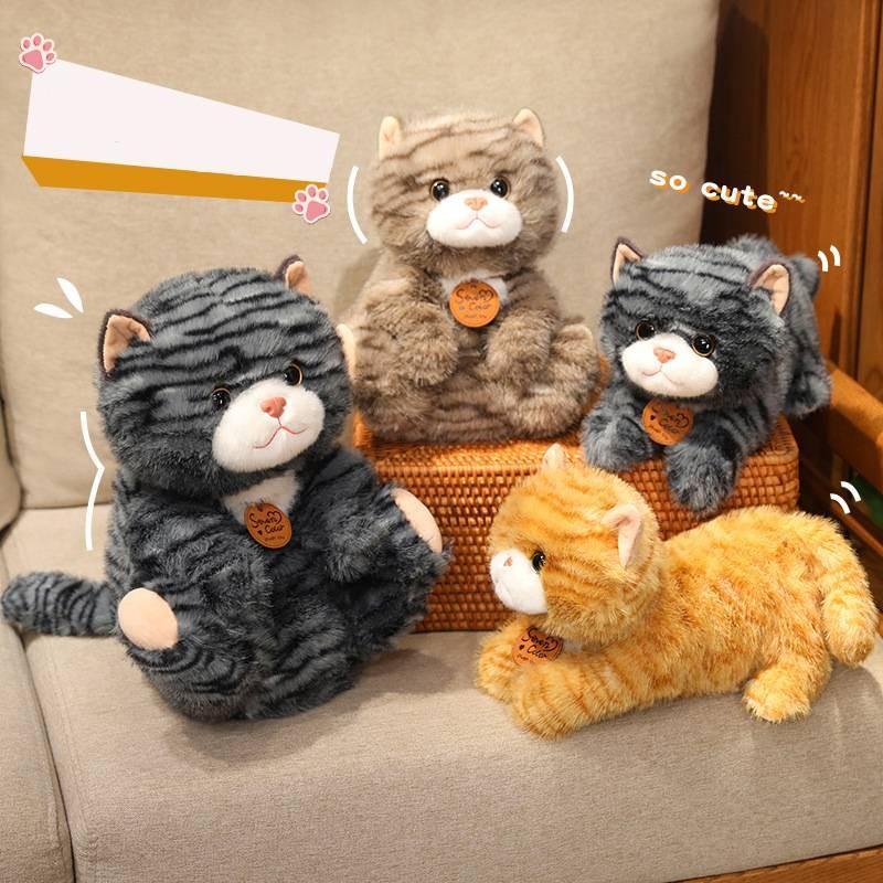 Cat Plush Cute Toys Cartoon Girl Children Bedroom Decoration Presents Dolls