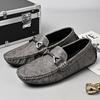 ყველა მატჩი მამრობითი მოკასინის ბინები ნატურალური ტყავის მამაკაცის ფეხსაცმელი შემთხვევითი ახალი ბრენდის ფორმალური მამაკაცის ლოფერები სუნთქვითი სრიალი მამრობითი ნავის ფეხსაცმელზე