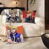 HUNTER X HUNTER Anime Kurapika Pillow Case Fashion Square Pillowcase Bedroom Sofa Room Ins Decoration Leisure