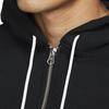 Nike Solid Color Full Zip Hoodie Men Hoodies Black DH5042-010