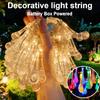 Battery Operated Water Drop String Lights 10 To 40 LED Crystal Teardrop Garland  Fairy Lights for Wedding Christmas Party & Room Decor