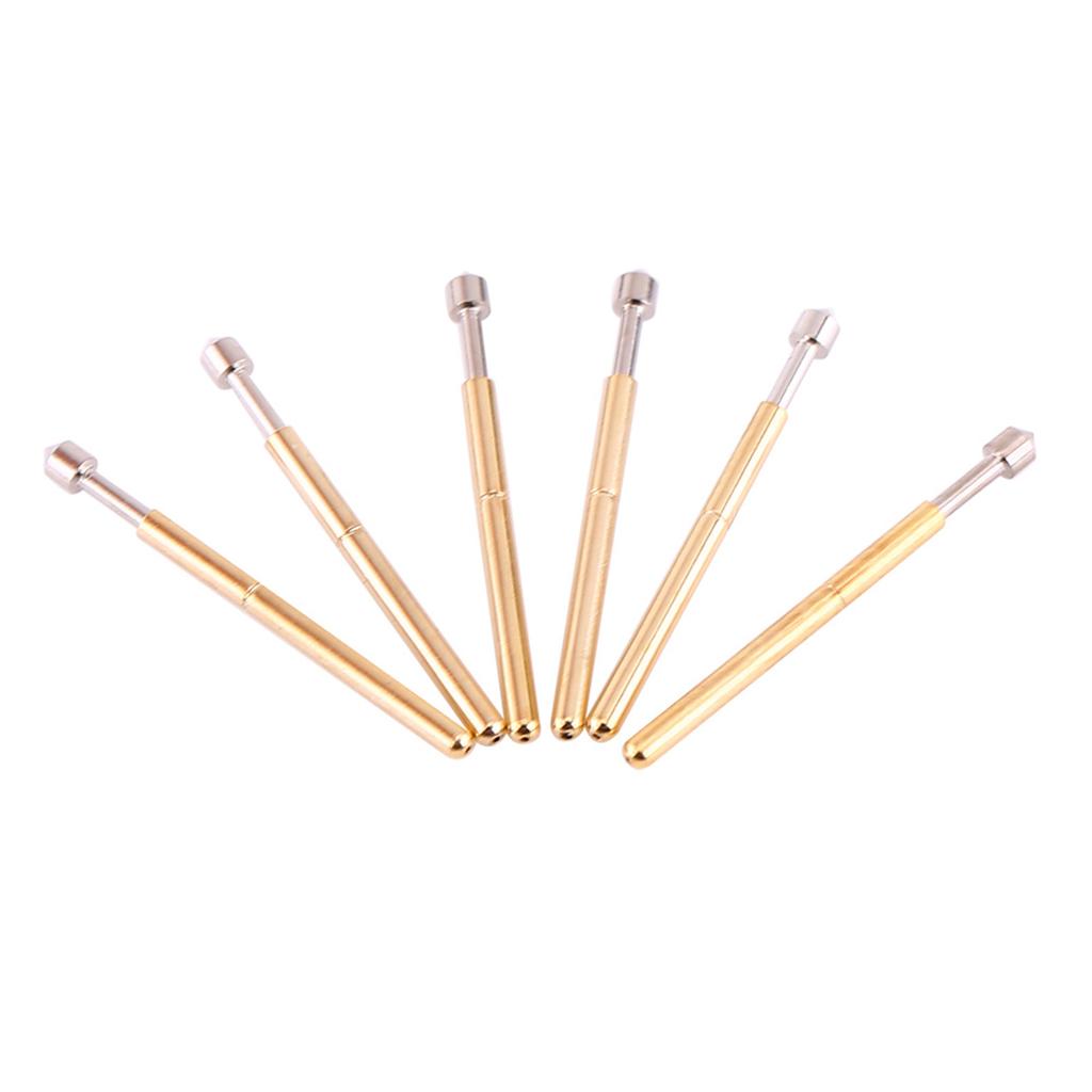 100 Pieces P75E2 Cone Head Dia 1.02mm Spring Test Probe PCB Testing Pin