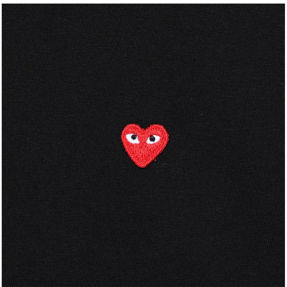 Comme Des Gar Ons Play Small Red Heart Tee Ax T304 051