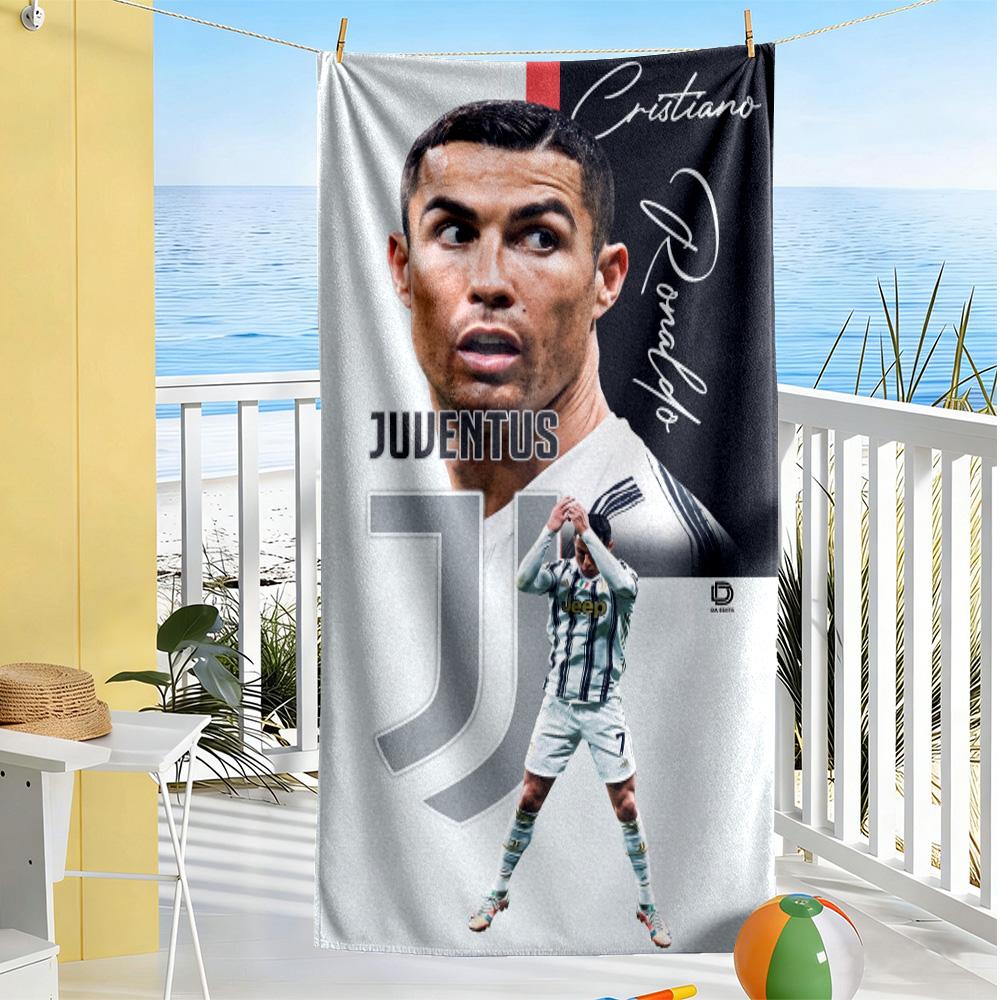 Ronaldo's Legacy Manchester United Beach Towel Super Soft & Absorbent Comfortable Lightweight