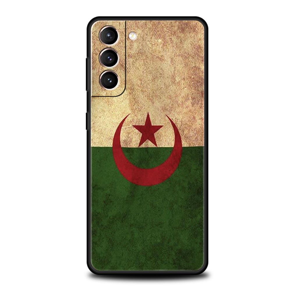 Algeria Passport Phone Case For Samsung Galaxy S25 Edge S24 S23 S22 S20 Ultra S21 FE 5G S10 Plus Soft TPU Cover