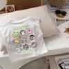 Summer Cotton Kids Sleeveless T Shirt Cartoon Print Boys Girls Vest Baby Casual Versatile Top