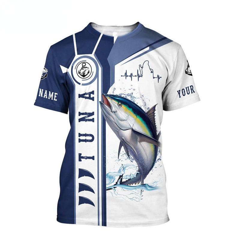 

Летняя футболка мужская с 3D-принтом Ocean Fishing Club Painting с коротким рукавом, повседневная модная футболка большого размера с круглым вырезом для женщин XXXXXL