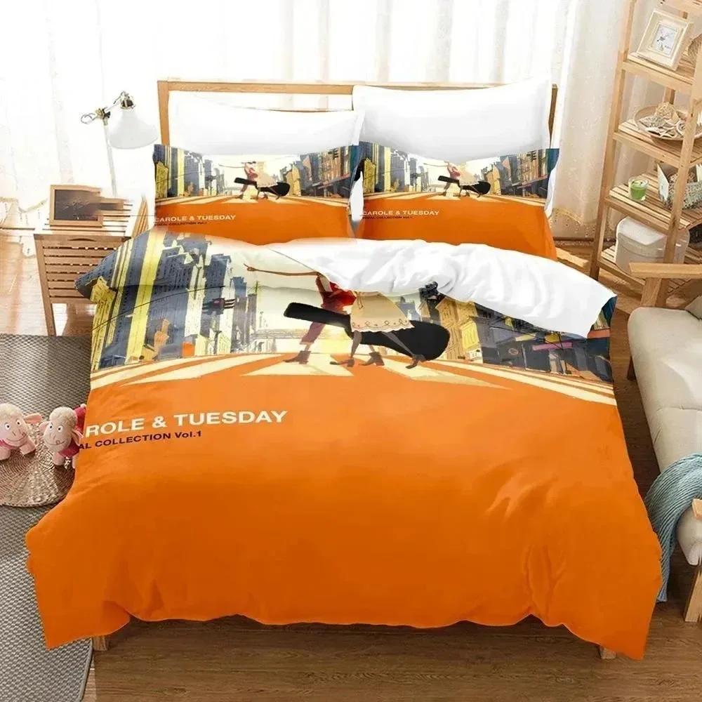 Carole & Tuesday Bedding Set Boys Girls Twin Queen Size Duvet Cover Pillowcase Bed Boys Adult Fashionhome Textile