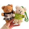 Adorable Little Bear Plush Keychain: Cute Bag Pendant & Gift for Best Friend