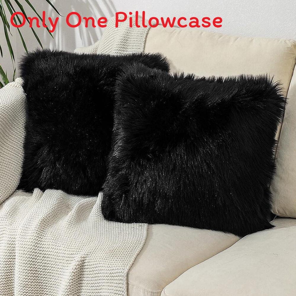 Modern Minimalist Plush Pillow Cover With Velvet Fabric For Living Room Decor