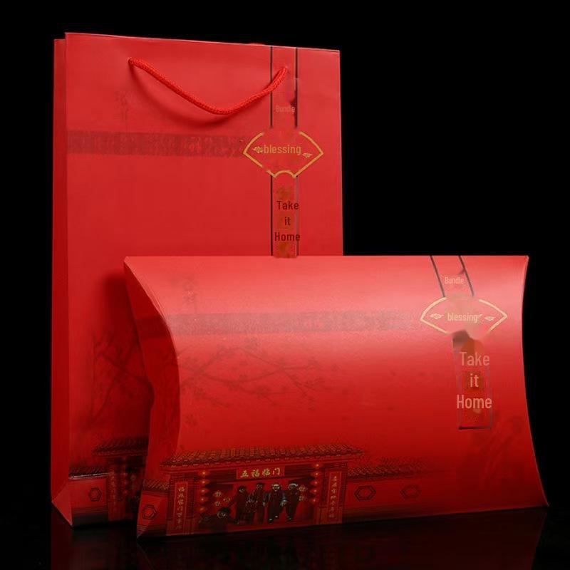 Chinesischer roter Schal mit Logo-Stickerei für Jahrestagung und Klassentreffen