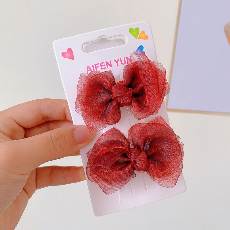 Cute Children Bowknot Princess Hairpins Girls Kids Hair Clips Bows Barrettes Accessories Hairclip Headdress Headwear Ornaments