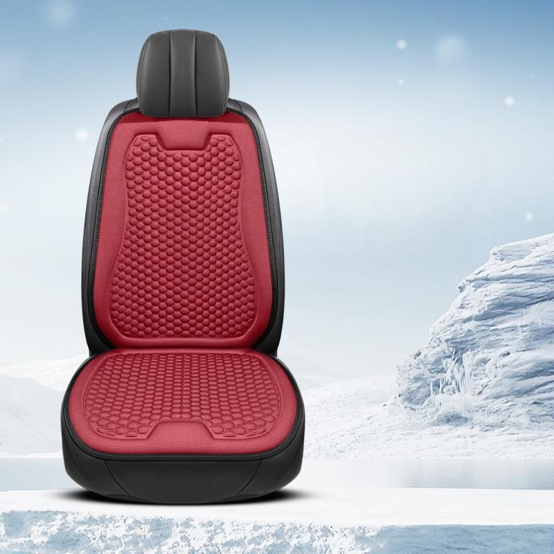 Breathable & Comfort CoolFeel Fabric Car Seat Cushions with 3D Sphere Design - All-Season Universal Fit for Most Vehicles