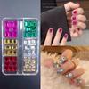 Internet Celebrity Jewel Nail Art Octagonal White Pitaya DIY Accessories