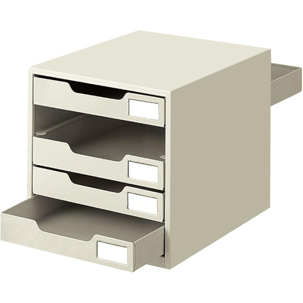Kokuyo LC-15M Letter Case, Steel Drawer, A4 Vertical, Double Drawer, 5 Tiers