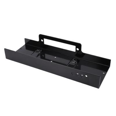 Winch Mounting Plate 10x4.5 Inch Raised   Pattern 15000LBS Load Capacity Heavy Duty Steel   Winch Mount for SUV Truck ATV UTV