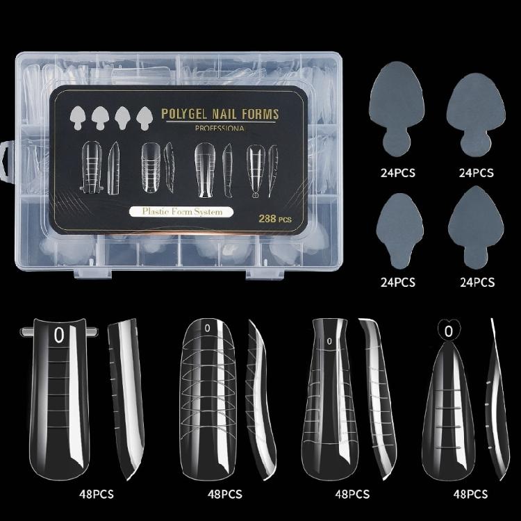 Duals Nail Form Gel Nail Mold Duals Nail System Form French Line Nail Sticker