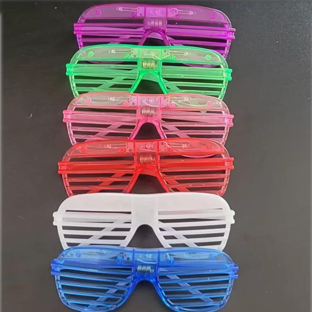10/30/50 Pcs Glow in The Dark Led Glasses Light Up Sunglasses Party Favors Glow Glasses Children Adults Party Supplies