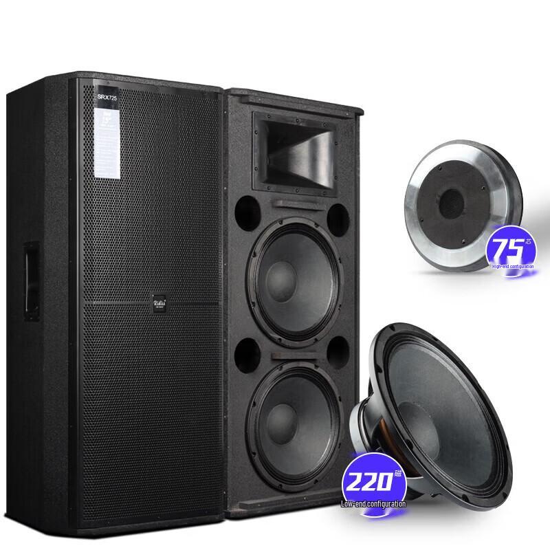 Ridiss SRX Professional Dual 15-inch Passive Stage Speaker CN plug (adapter included) (CN version)