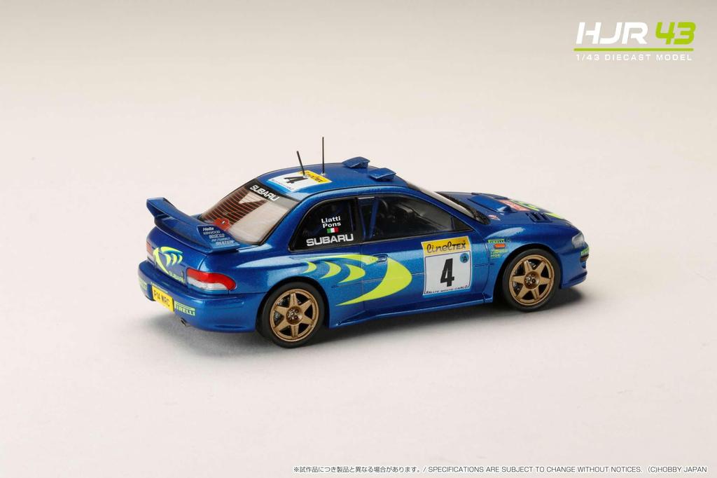 Hobby Japan HJR43 Scale Subaru Impreza Monte Carlo 1998 Finished Model HJR431003B 1/43 #4